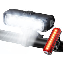 EOIWUY Bike Lights 1500LM Super Bright, Bike Lights Front and Back 2600mAh