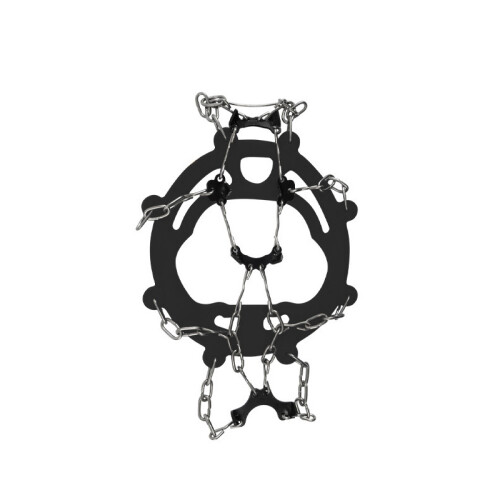 Crampons antidérapants en caoutchouc noir, taille unique Black 2