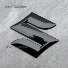 (12 cm, glänzend schwarz) Auto-Frontgrill-Motorhaubenemblem-Heckklappen-Emblem-Logo-Aufkleber für SUZUKI