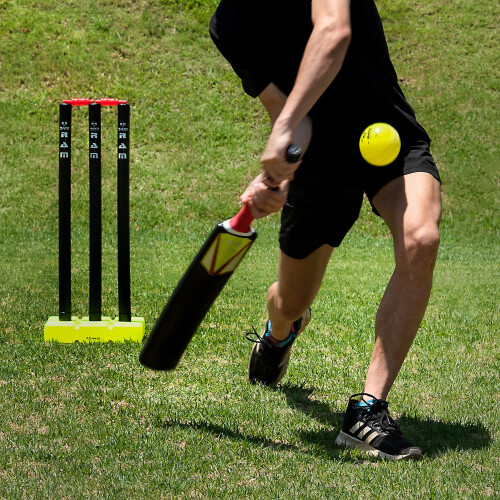 Ram Cricket Micro Crazy Cricket Set - includes 1 x Size 0 Bat – Durable Kwik Cri 2