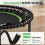 B BCAN 40'' Rebounder Trampoline for Adults, 204kg Foldable Mini 2