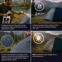 AquaTech Tent and Gear Waterproof Spray with Long Hose Trigger - Experts in Waterproofing - 2.5 Litre