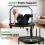 B BCAN 40'' Rebounder Trampoline for Adults, 204kg Foldable Mini 3