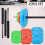 FK Sports Adjustable Barbell Weights Set, 30kg Complete Studio Pump 2