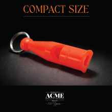 ACME 212 Pro-Trialer Dog Whistle Orange, 5200Hz Low-Frequency Recall Whistle for HPR Breeds, Dense Cover, Wind & Hard-of-Hearing Dogs, UK Made