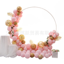 (Pink) Kit de guirlande de ballons macarons pour décoration de fête d'anniversaire