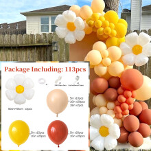 (22AL-185) Guirlande de ballons orange cheval pour anniversaire, kit de décoration pour une ambiance vibrante