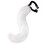 (White) Halloween Faux Fox Tail Plush Cosplay Beast Tail Prop for Styling 1