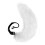 (White, Tail 65cm) Handmade Plush Beast Tail Cosplay Prop Realistic Wolf Fox Tail Accessory for Comic Convention Party Costume 1