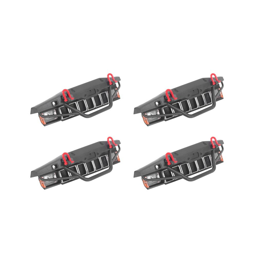 4X For Wpl C14 C24 C24-1 1/16 Rc Car Upgrade Parts Front Bumper Front Face Grating Spare Accessories Black 4713513088569
