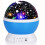 (Blue) Starry Sky Moon Projector Lamp 360 Rotating Night Light Full Sky Star Glow Kit 1