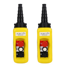 2X Lift Control Pendant XAC-A2913 Waterproof Handheld Pushbutton with Electric Hoist Handle