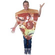 (Yellow, One Size) Karneval Halloween Cosplay Pizza Kostym Vuxen Scen Outfit För Fest
