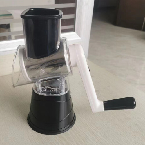 (Black) Hand-Cranked Multi-Function Vegetable Slicer Chopper Roller Cutter Kitchen Tool