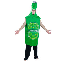 (Green, One Size) Oktoberfest herr vuxen ölsvampdräkt maskerad Halloween-uppträdandekostym