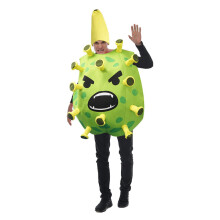(Green, One Size) Festivalfest COVID Rollspel Halloween Scenframträdande Rekvisita Kostym
