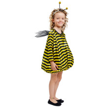 (Yellow, 7-9 years old) Halloween Kids Girls Cosplay Bee Costume 2021 Summer Little Bee Role Play Stage Outfit