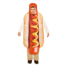(Children, One Size) Mexican Festival Cosplay Adult One-Piece Stage Performance Hot Dog Costume