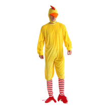 (Yellow, XL) Halloween Karneval Vuxen Manlig Kyckling Cosplay Djurrollspelsoutfit
