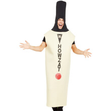 (Off-white, One Size) Oktoberfest Men's Adult Beer Sponge Suit Masquerade Halloween Performance Costume