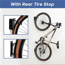 4 PACK Swivel Bike Rack Garage Wall Mount Bike Hangers for Garage Bike Rack Bicycle Storage Vertical Bike Rack