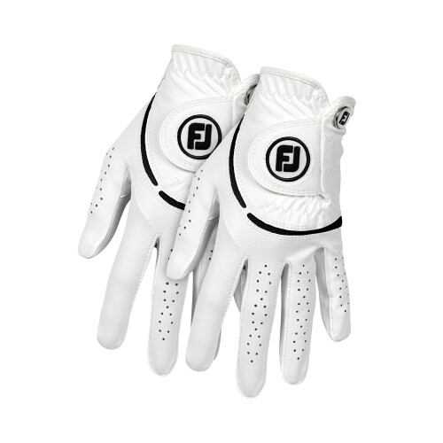 Footjoy FootJoy WeatherSof Women's 2-Pack Golf Glove, White, Left Hand (for 1
