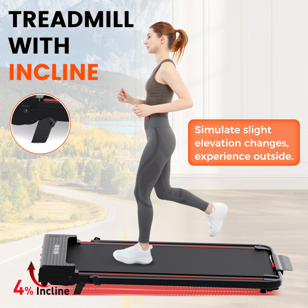 Photos - Parts for Drones & RC models CITYSPORTS Treadmill with Incline, 2 in 1 Folding Fitness Treadmill for Home Office Under Desk, Walking Machine Pad Foldable