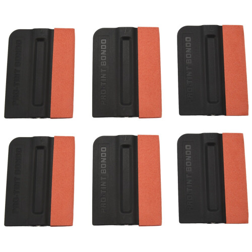 6Pack Magnet Suege   Squeegee Vinyl Wrap Application Tools Film Squeegee Tint Tools Kit