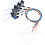 (Silver) Off-Road ATV 50-250CC Motorcycle Twist Throttle Kit with Visible Seat & Pull Cable 1
