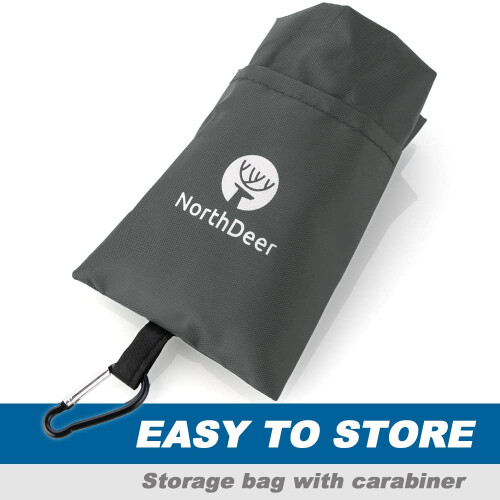 Northdeer 2 Pack Saddle Cover Waterproof with Storage Bag, 2