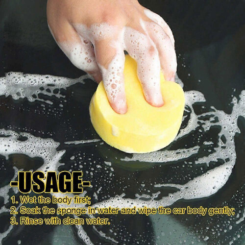 Jue-Fish Absorbent Cleaning Sponge  Lint-Free for Leather 2