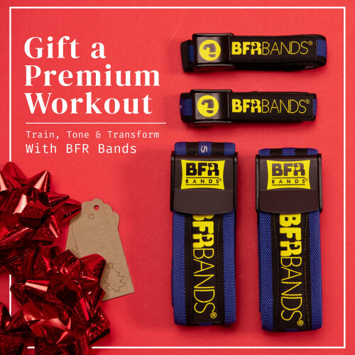 BFR BANDS PRO 4-Pack Bundle Blood Flow Restriction Bands for Arms and 2