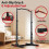 JOROTO Foldable Power Tower Pull Up Bar Station, Height Adjustable 4