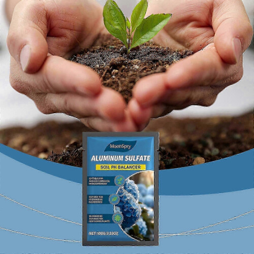 Aluminum Sulfate pH Adjuster Compatible with Acid-Loving Plants | Boosts Absorption, Prevent 1