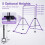BLOMZA Gymnastics Bars Training Kip Bar Equipment Adjustable Height 2