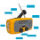 (Blue) Multi-functional Emergency Solar Hand Crank Radio Portable Power Generation Disaster Prevention Kit 3