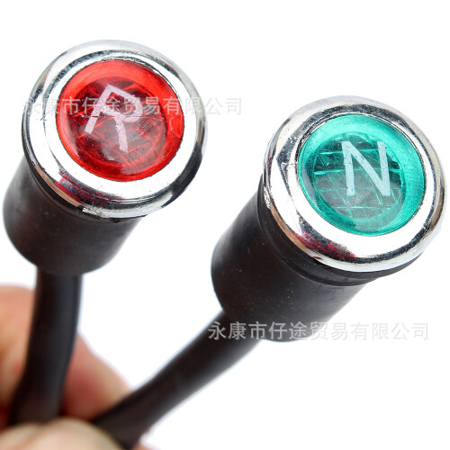 (R) Off-Road ATV Quad Beach Buggy Monkey Bike 12V Diode N/R Reverse Indicator Light Kit 1