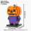 (MOC1560)MOOXI Νέα Παιχνίδια Ταινιών Τρόμου για το Halloween με BrickHeadzed Παιδικό Παιχνίδι MOC με 4