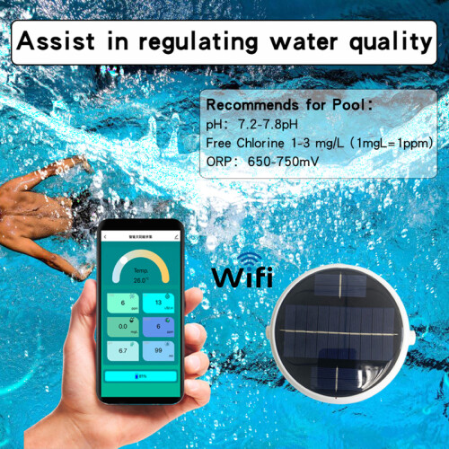 (PH Tester) 7 σε 1 WiFi Zigbee Χλώριο Μετρητή PH ORP EC TDS Αλατότητα Θερμοκρασία CL Αλατισμένο Νερό 2