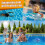 AMZ Floating Pool Dispenser, Automatic Chlorine Tablet Feeder for Swimming Pools 4