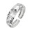 (Golden Color, B) Elegant Silver Diamond Wide Bracelet, Open Cuff Water Cube Ring Set 2