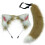 (Gray and Black) Simulation Plush Fox Tail & Wolf Ear Headband Set - Cute Adjustable Fox Ear Accessories 4