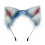 (Gray and Black) Simulation Plush Fox Tail & Wolf Ear Headband Set - Cute Adjustable Fox Ear Accessories 5