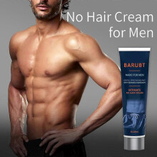 BA/RUBT Men's Hair Removal Cream, Removal Wax  Gentle and Non-Irritating, Suitable for the Whole Body  100ml