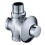 Self-closing flush valve for Aquaflush with press button 1