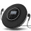 Φορητό συσκευή αναπαραγωγής CD και MP3 με στερεοφωνικά ακουστικά, μαύρο χρώμα 1