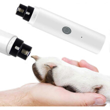 Elektrische Krallenschleifmaschine für Hunde und Katzen, wiederaufladbarer Krallenschneider für Haustiere, leise, schonend, sicher