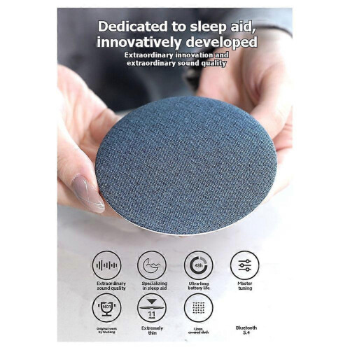 Sleeping Speaker Under Pillow Mini Portable Wireless Bluetooth Sleep Pillow for Deep Sleeping Sleep with White Noise 1