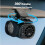 Car Clip Fan with LED Display, 360 Rotation, 100-Speed 5