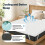 Memory Foam Mattress Topper King Bamboo Charcoal 4